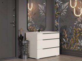 Комод с 3 ящиками Айри КМ-001 (кашемир) в Кабинетном - kabinetnoe.mebel-nsk.ru | фото