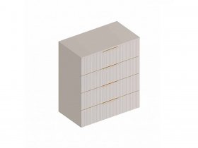 Комод с 4 ящ. «Тефия» (тефия/софт сантьяго) в Кабинетном - kabinetnoe.mebel-nsk.ru | фото