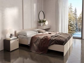Кровать двухспальная 1,6м Гиза в Кабинетном - kabinetnoe.mebel-nsk.ru | фото