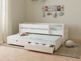 Кровать двухуровневая с ящиками «Лапландия» в Кабинетном - kabinetnoe.mebel-nsk.ru | фото