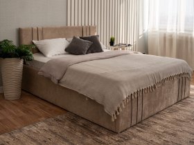 Кровать двуспальная 1,4м с подъем. мех. Леванте в Кабинетном - kabinetnoe.mebel-nsk.ru | фото