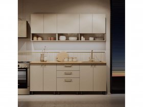 Кухонный гарнитур Орма 2,0м в Кабинетном - kabinetnoe.mebel-nsk.ru | фото
