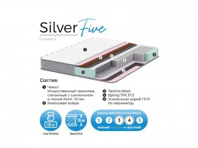 Матрас Silver Five в Кабинетном - kabinetnoe.mebel-nsk.ru | фото