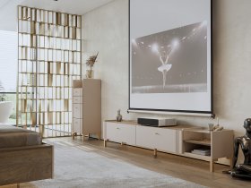 Модульная гостиная Одетта (дуб эндгрей/меланж) в Кабинетном - kabinetnoe.mebel-nsk.ru | фото